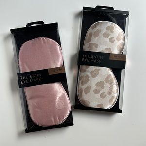 Kitsch Satin Eye Mask in Pink or Leopard